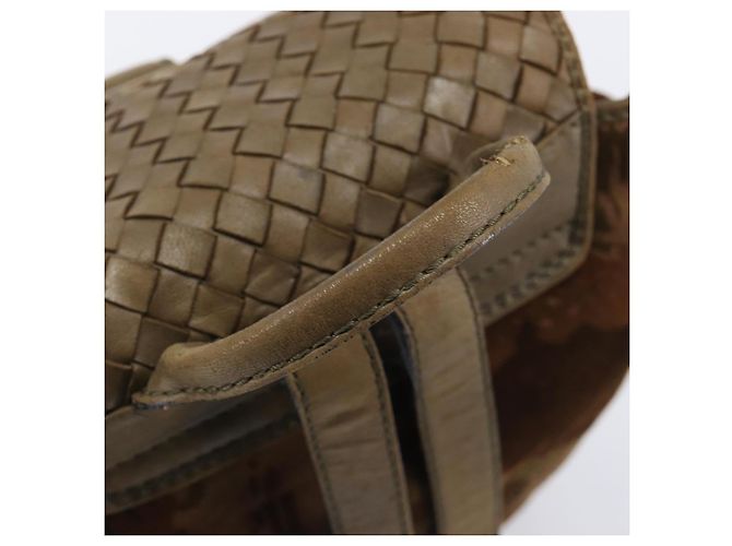 BOTTEGA VENETA Backpack Suede Brown - vista 7