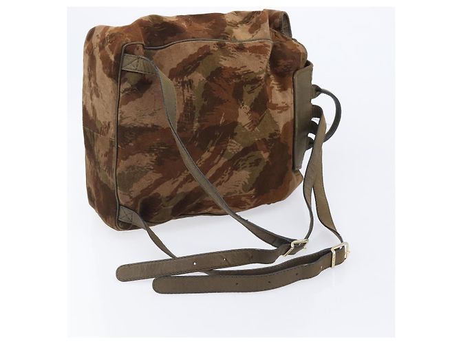 BOTTEGA VENETA Backpack Suede Brown - vista 9