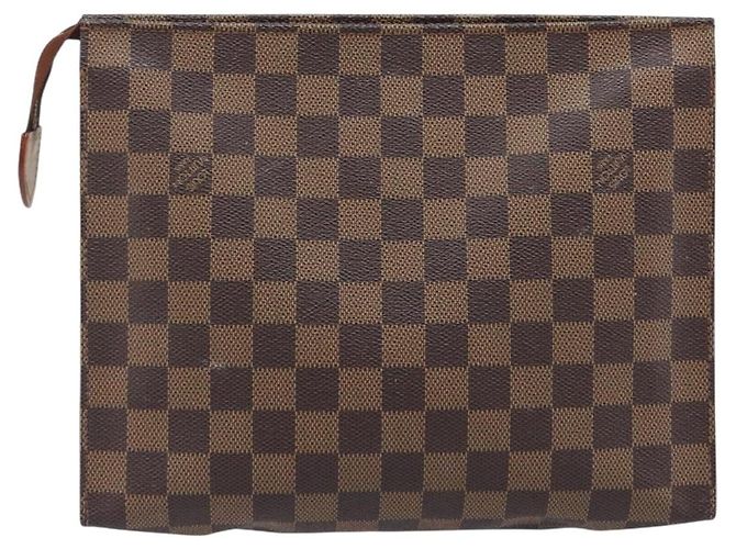 LOUIS VUITTON Damier Ebene Poche Toilette 26 Pouch N47543 LV - vista 2