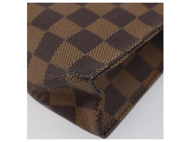 LOUIS VUITTON Damier Ebene Poche Toilette 26 Pouch N47543 LV - vista 7