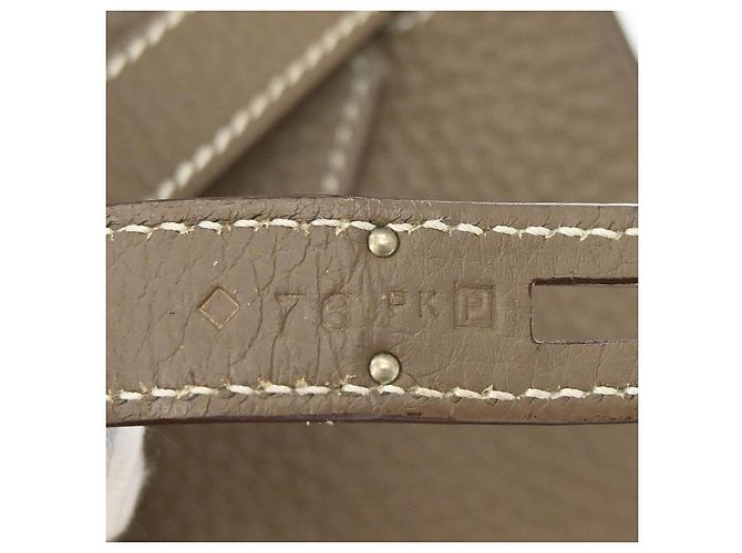 Hermès Hermes Birkin Grey Clemence avec Palladium Hardware 35 - vue 4