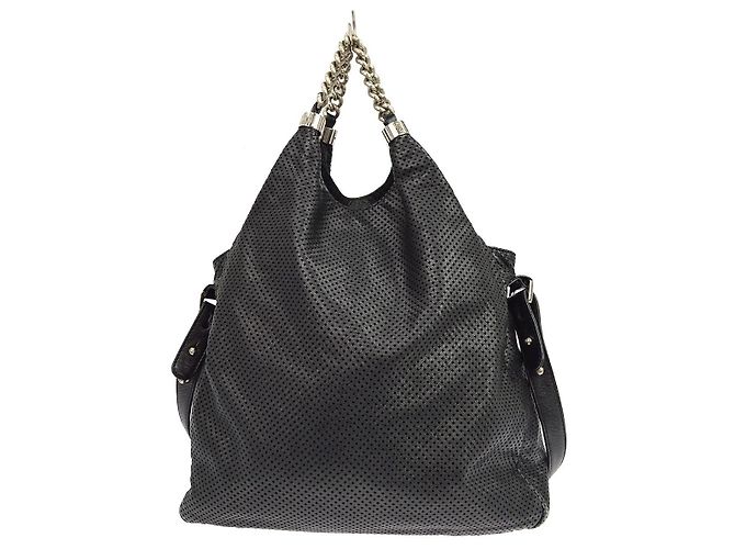 Chanel Rodeo Drive Hobo aus perforiertem Leder Medium - Ansicht 2