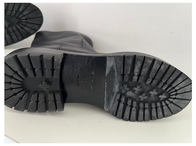 Sergio Rossi Lederstiefelet Schwarz - Ansicht 11