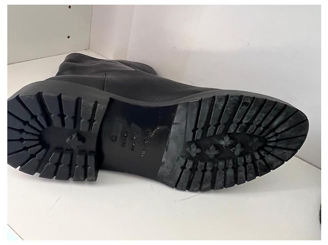 Sergio Rossi Lederstiefelet Schwarz - Ansicht 8