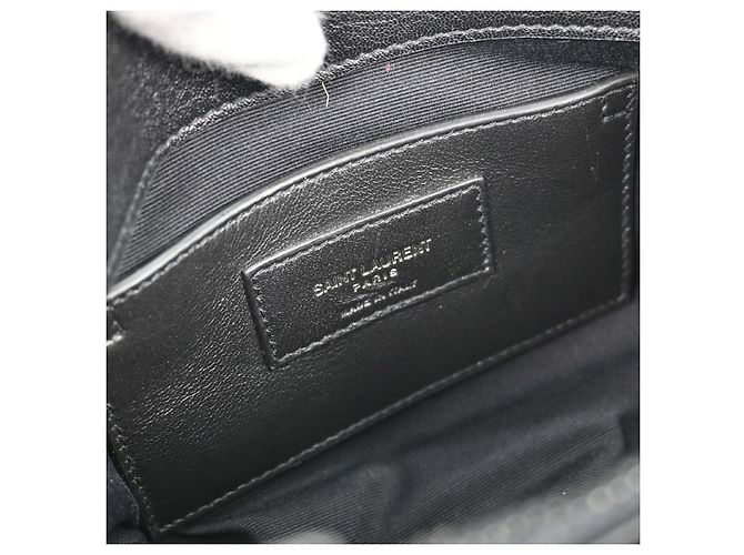 Autre Marque Saint Laurent Classic Monogram College Matelasse Chevron Leather Medium - vista 4