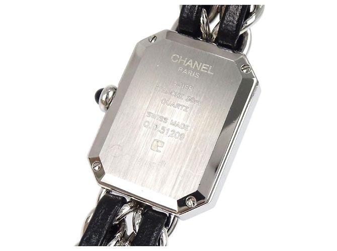Chanel Premiere Rock Quartz Stainless Steel and Leather 20 - vista 4