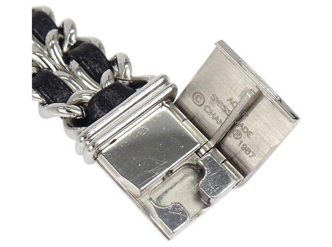 Chanel Premiere Rock Quartz Stainless Steel and Leather 20 - vista 7