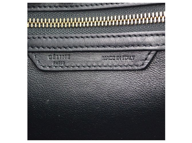 Céline Celine Tricolor Luggage Leather Micro - vista 4