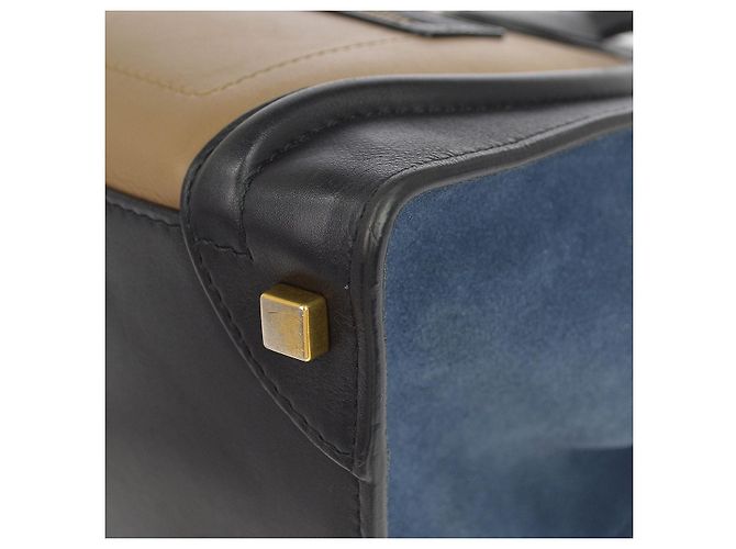 Céline Celine Tricolor Luggage Leather Micro - vista 7