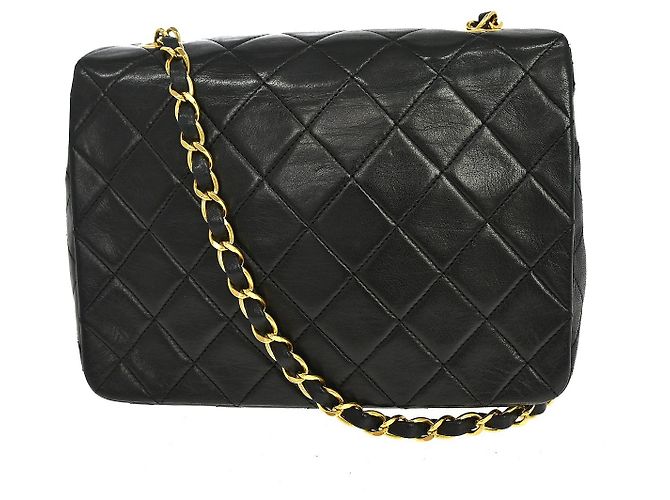 Chanel Vintage Square Classic Flap Quilted Lambskin Small - vue 2