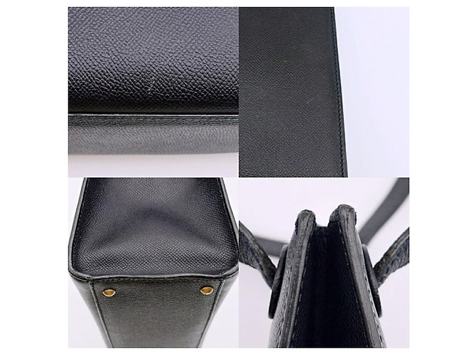 Borsa Tote Chanel in pelle caviar blu navy - vista 8