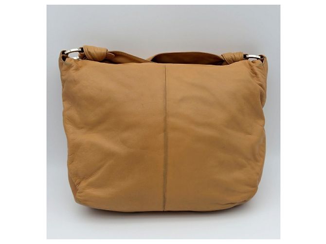 Borsa a tracolla in pelle traforata Anagram Loewe in Camel - vista 2