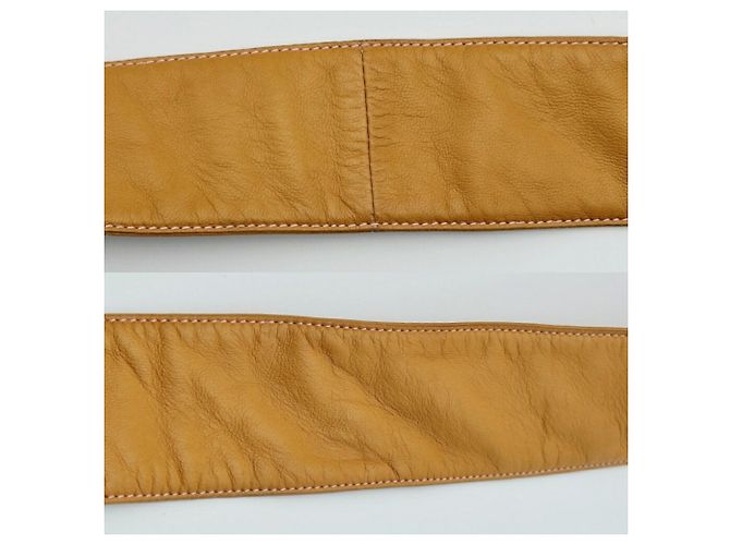 Borsa a tracolla in pelle traforata Anagram Loewe in Camel - vista 7