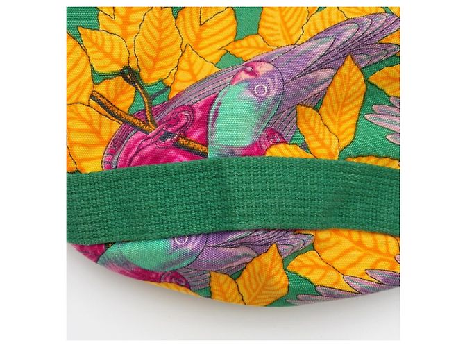 Hermès Bolso de hombro Hermes con estampado de loro - vista 11