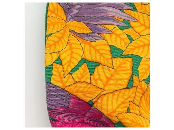Hermès Bolso de hombro Hermes con estampado de loro - vista 13