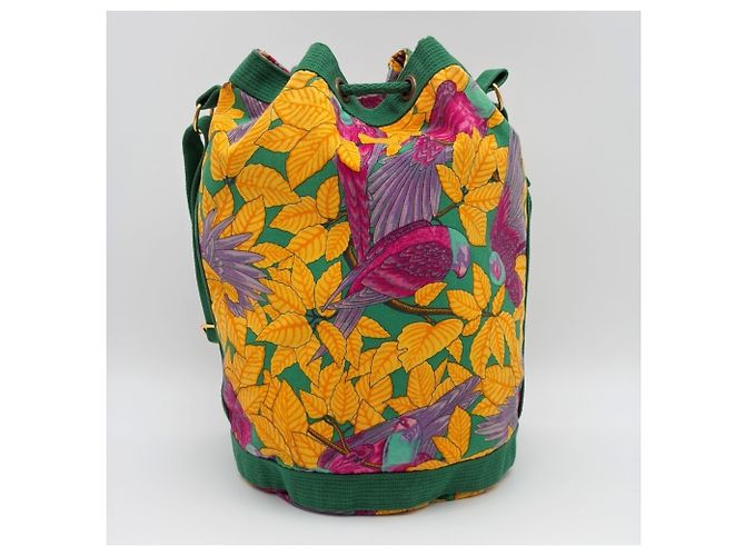Hermès Bolso de hombro Hermes con estampado de loro - vista 5