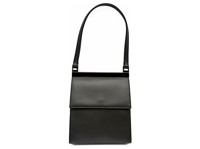 Borsa a tracolla Gucci in pelle Grigio scuro - vista 2
