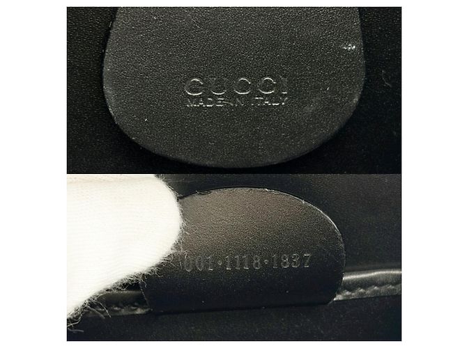 Borsa a tracolla Gucci in pelle Grigio scuro - vista 21