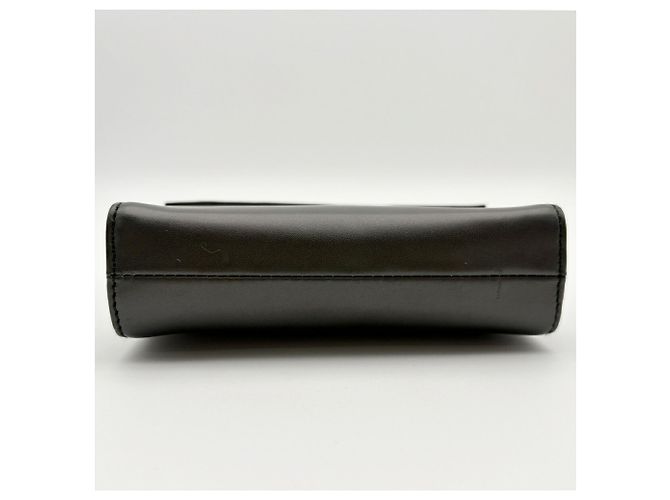 Borsa a tracolla Gucci in pelle Grigio scuro - vista 8