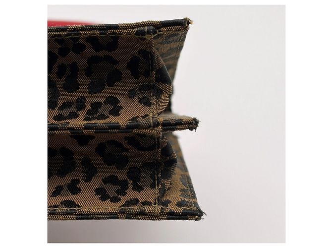 Borsa a tracolla Fendi con stampa leopardata - vista 12