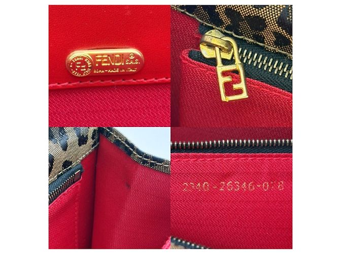 Borsa a tracolla Fendi con stampa leopardata - vista 19