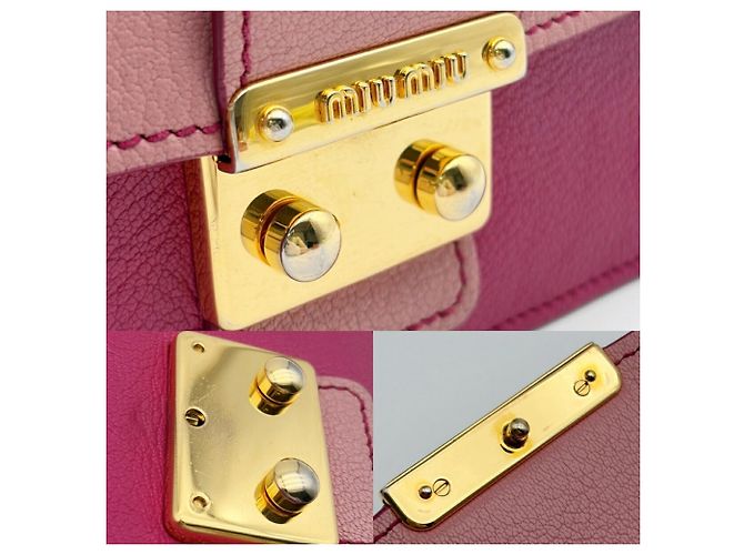 Borsa a spalla Miu Miu Madras - vista 14
