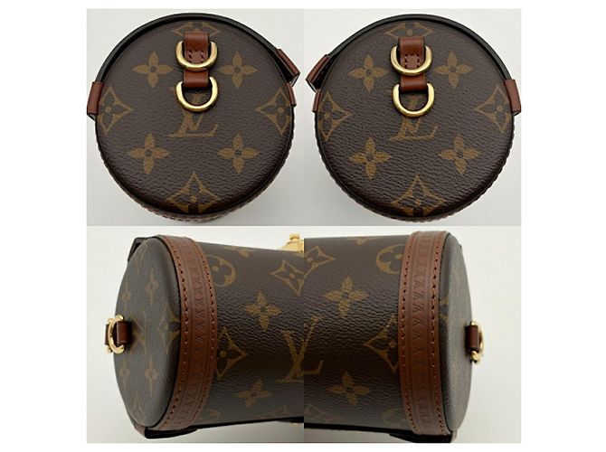 Borsa a tracolla Louis Vuitton Papillon Trunk Monogram in pelle - vista 4