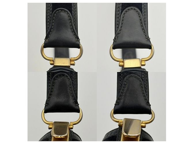 Bolsa de Ombro Gucci Sherry Line em Camurça - vista 13