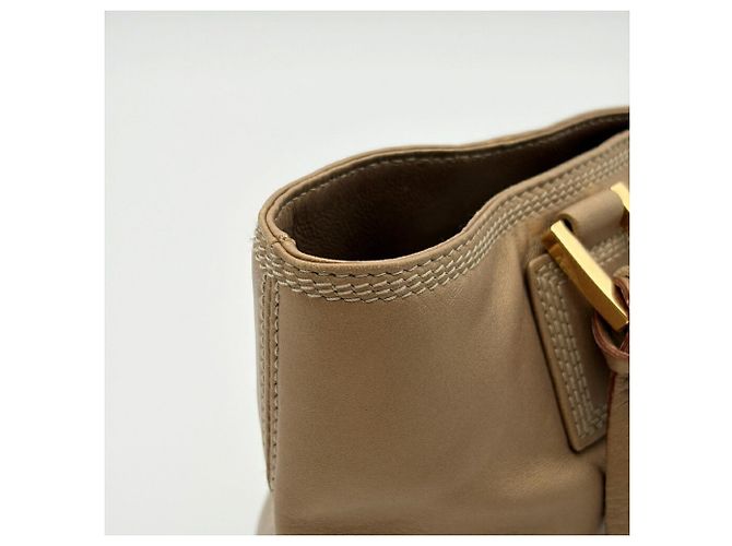 Loewe Gold Leather Tote Bag - view 10