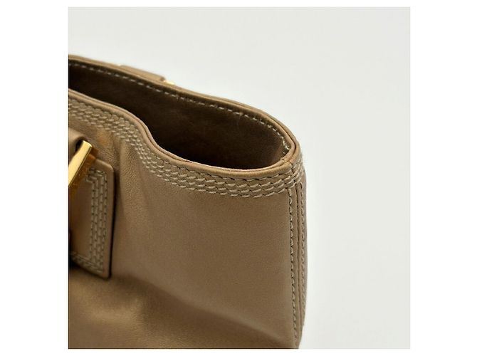 Loewe Gold Leather Tote Bag - view 11