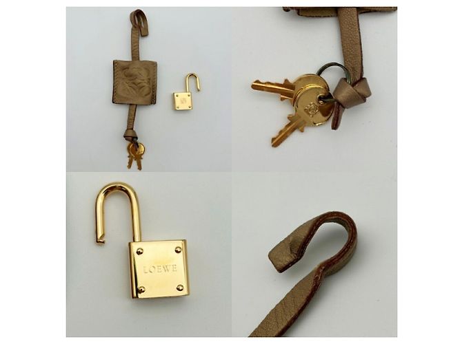 Loewe Gold Leather Tote Bag - view 20