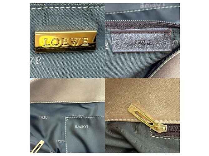 Loewe Gold Leather Tote Bag - view 21