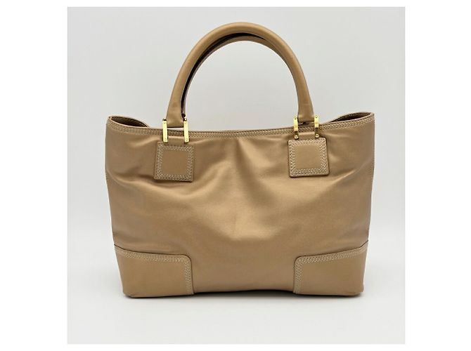 Loewe Gold Leather Tote Bag - view 3