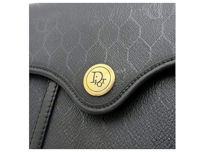 Borsa a tracolla Christian Dior Honeycomb Black - vista 11