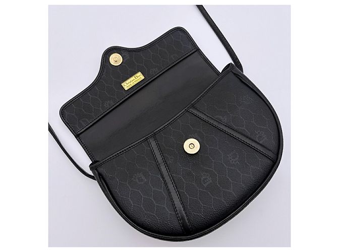 Borsa a tracolla Christian Dior Honeycomb Black - vista 12