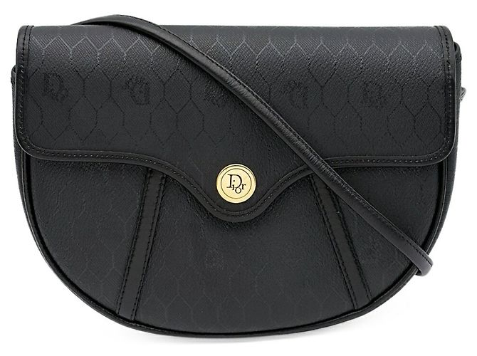 Borsa a tracolla Christian Dior Honeycomb Black - vista 2