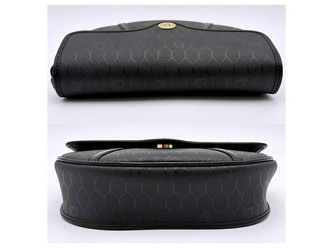 Borsa a tracolla Christian Dior Honeycomb Black - vista 5