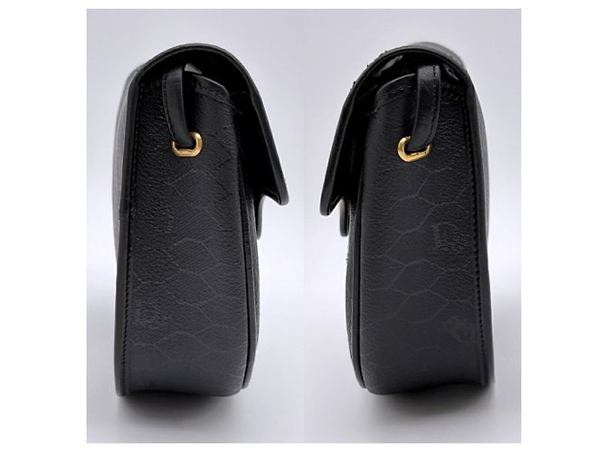 Borsa a tracolla Christian Dior Honeycomb Black - vista 6
