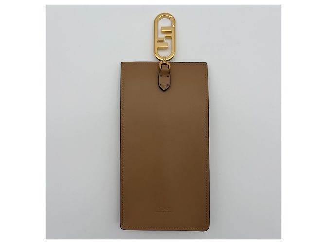 Fendi Handy-Wallet-Hülle in Beige und Multicolor - Ansicht 3