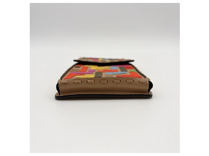 Fendi Handy-Wallet-Hülle in Beige und Multicolor - Ansicht 7