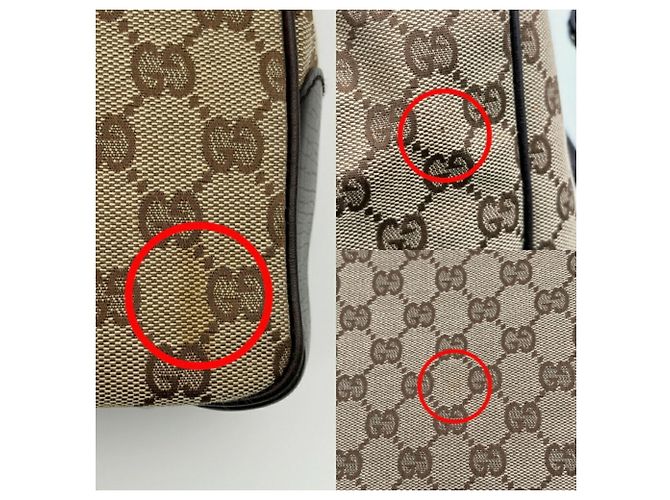 Bolso Tote Gucci Bamboo GG Canvas - vista 11