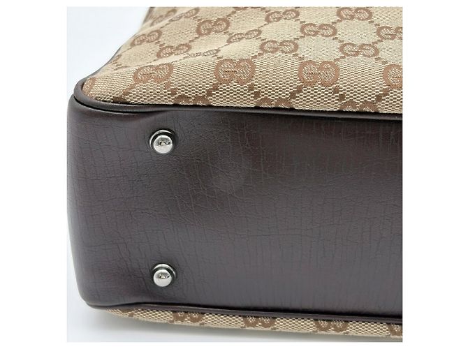 Bolso Tote Gucci Bamboo GG Canvas - vista 14