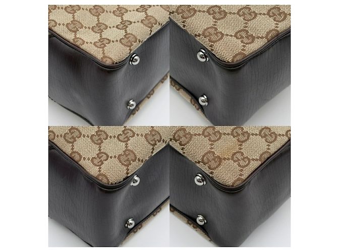 Bolso Tote Gucci Bamboo GG Canvas - vista 15
