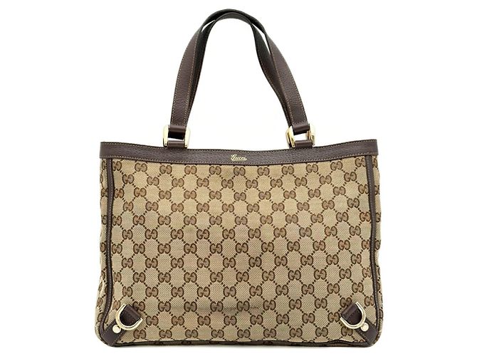 Bolso Tote Gucci en lona GG - vista 2