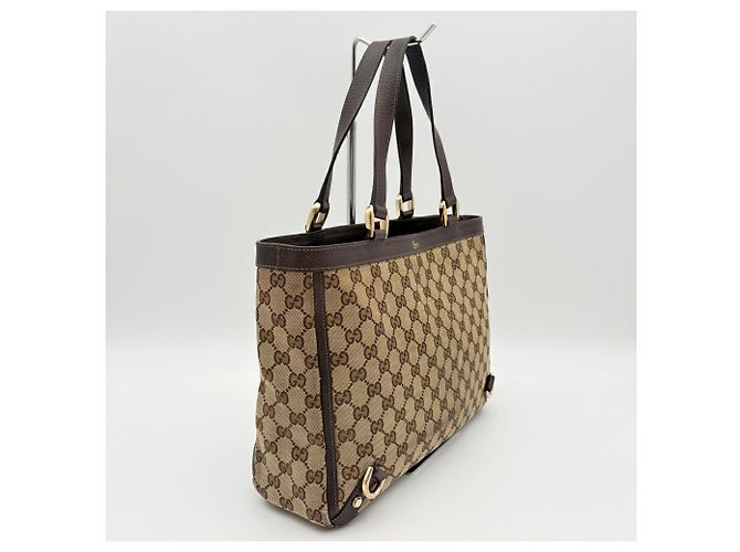 Bolso Tote Gucci en lona GG - vista 4