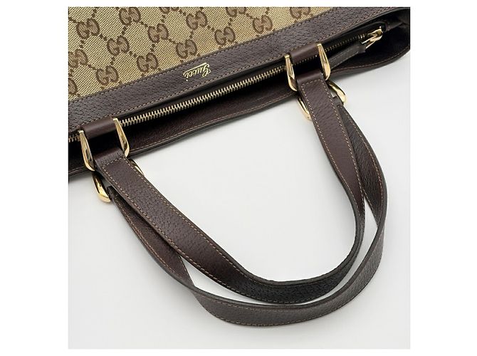 Bolso Tote Gucci en lona GG - vista 7
