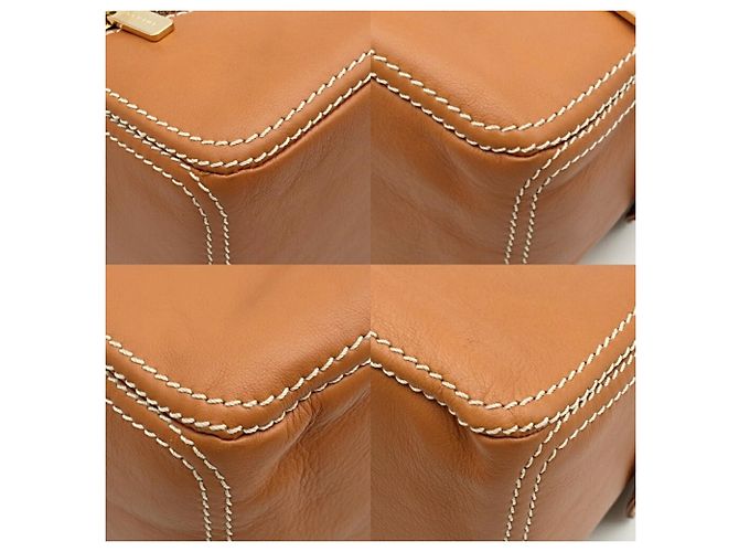 Céline Boogie Bag Leather Camel Brown - view 11