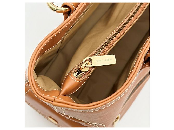 Céline Boogie Bag Leather Camel Brown - view 13