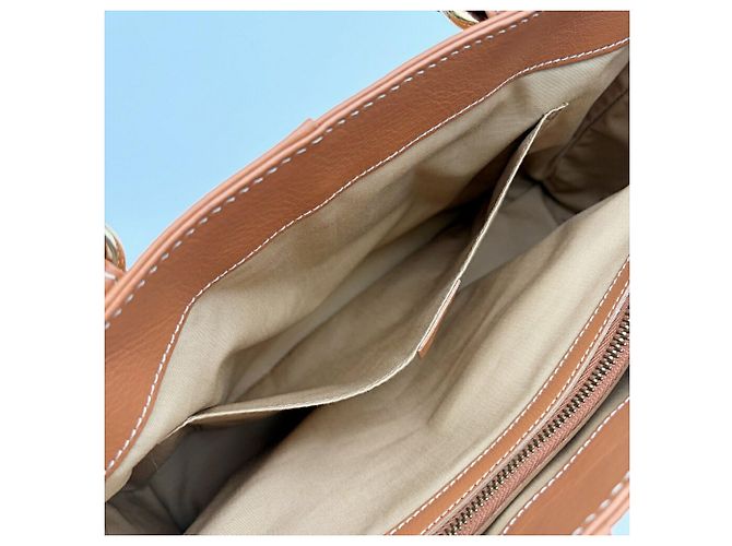 Céline Boogie Bag Leather Camel Brown - view 16