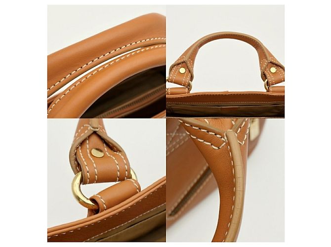 Céline Boogie Bag Leather Camel Brown - view 8